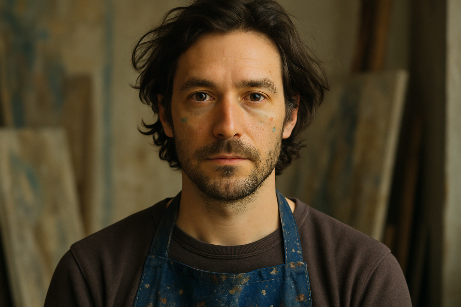 生成艺术家头像照片，真人写实风格